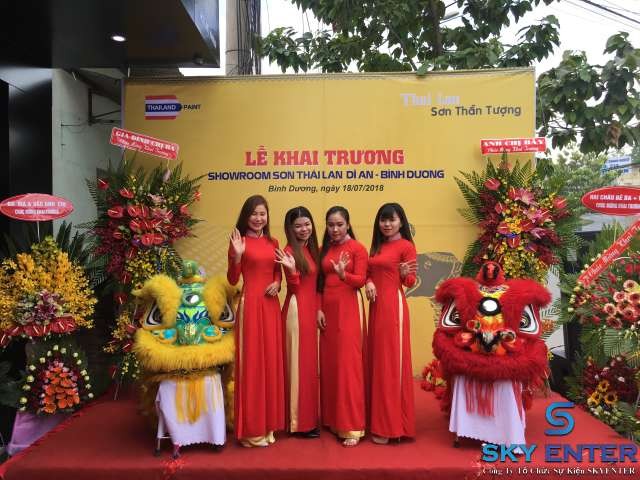 Tổ Chức Khai Trương Chuỗi Showroom Sơn Thái Lan